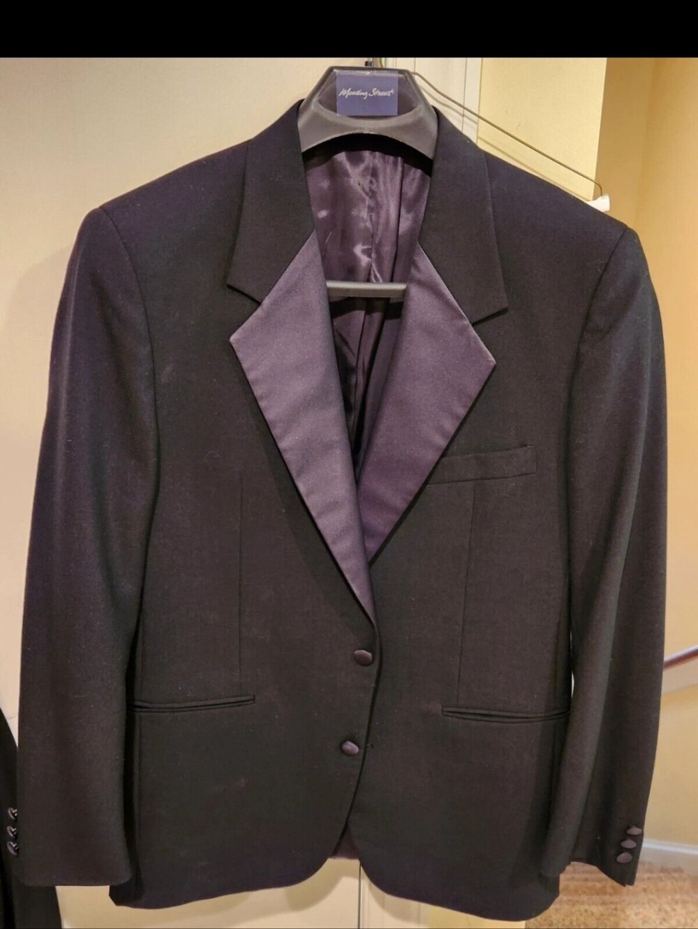 Garfinckels Pferris Mens 2 Piece Black Tuxedo Size 39R Prom Time Tux